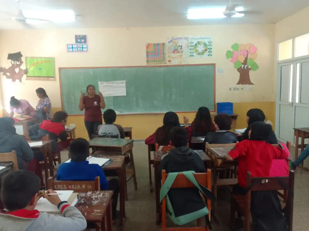 classroom scene