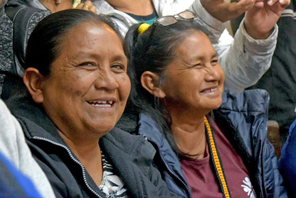 smiling and laughing women