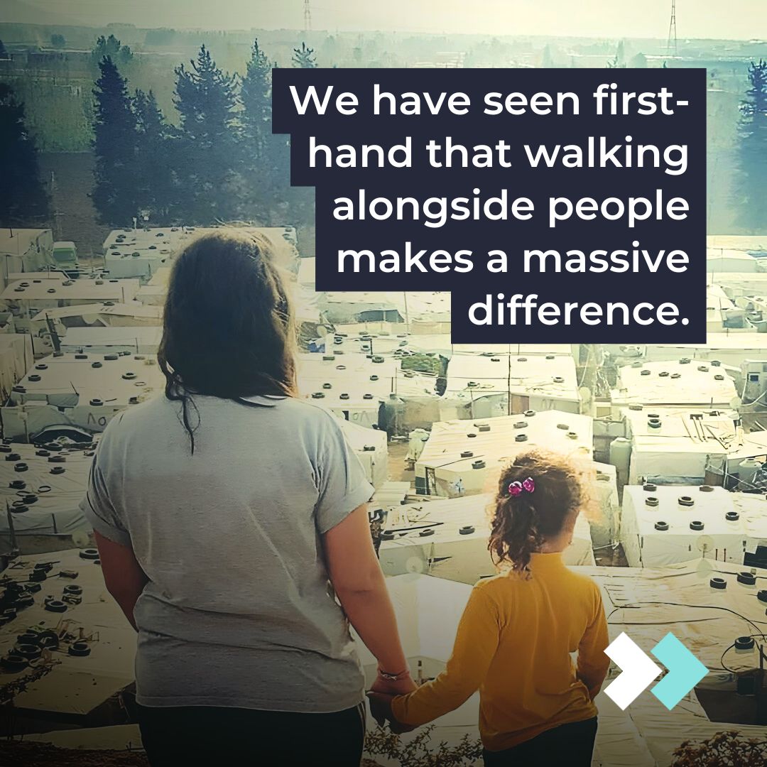 We have seen first-hand that walking alongside people makes a massive difference.