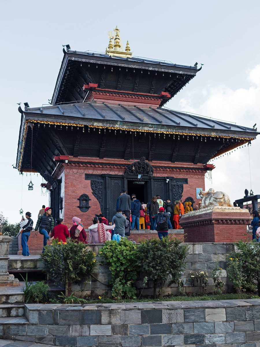 a Hindu temple in Kathmandu