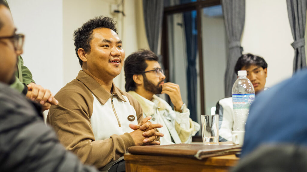 lively class discussion in bible college