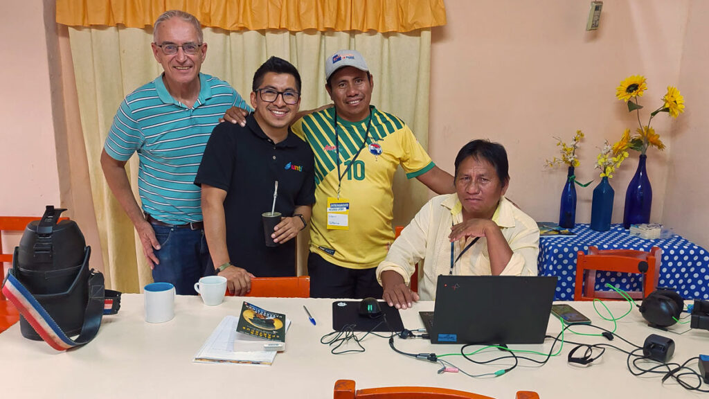 indigenous translation team with Tim Curtis
