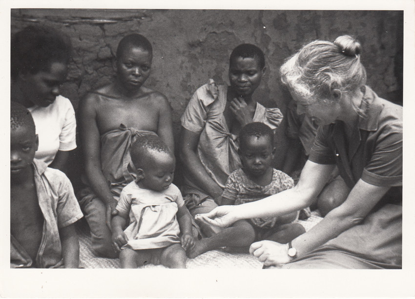 Eve Vause in Uganda community
